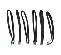 Elastic Nylon Tippet Spool Tenders for Fly Fishing, 6 Pack Bands Designed to Keep Tippet Lines Tidy and Protected on Most Standard Spools