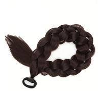 Elastic Ponytail, Hand-braided Braids Hair Extensions, User-Friendly Application For Daily Use By Women, Girls And Children(4)