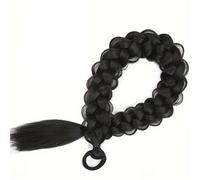 Elastic Ponytail, Hand-braided Braids Hair Extensions, User-Friendly Application For Daily Use By Women, Girls And Children(2)
