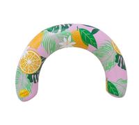 Elastic Pool Floats, Heavy Duty Ergonomic Swimming Ring, Printed Adults Inflatables, Portable Water Lounge, Outdoor Summer Splash Tool