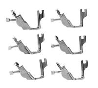 Elastic Presser Foot, Metal Presser Foot Sewing Machine 1/8 3/16 1/4 5/16 3/8 1/2 Elastic Presser Foot 6 Pcs Elastic Presser Foot Sewing Machine All Steel S537 Presser Foot