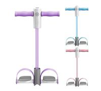 Elastic Pull Rope - Pedal Trainer, Multifunctional 4 Tube Exercise Bands, Stretch Fitness Expander, Bodybuilding Training Equipment | Training Equipment for Waist, Arm, Leg, Abdomen,