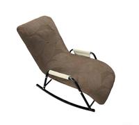 Elastic Recliner Cover Fits Rocking Chairs Lounge Chairs Balcony Seating Nap Chairs Bean Bag Chairs Dust Spill and Wear Protection (Brown)