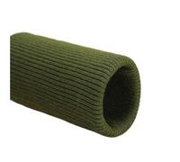 Elastic Ribbed Cuffs Garment Knitted Ribbed Elastic Side Neckline Threaded Trousers Down Jacket Sweater Children Cuffs Rowan Accessories Fabric Sleeve Wrist Cuffs for DIY Sewing Fabric(Dark Green)