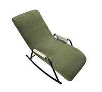 Elastic Rocking Chair Cover for Fleece Recliner Nap Bed Protective Fit with Secure Stretch Design for Indoor Outdoor Use (Green)