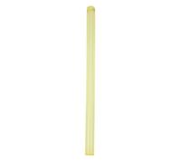 Elastic Rubber Round Spring Rod, Polyurethane Hollow Rod, PU Hollow Rod 20-40mmAD 8mm Hole, 500mm Length, Yellow,Inner Diameter 20mm*2pcs