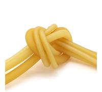 Elastic Rubber Tube Hose Nature Latex Rubber Hoses Yellow ID 1.6-18mm 1-3 Meters(Id 6mm Od 12mm,1 Meter)