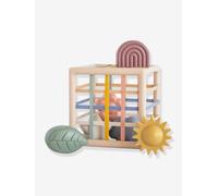 Elastic shape sorter box by MUSHIE multicoloured