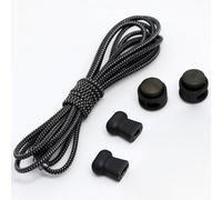 Elastic Shoelaces with Quick Release for Kids and Adults, Outdoor Stretch Laces, Can Be Cut to Size 1 Meter Pair (J)
