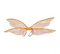 Elastic Shoulder Straps for Easy Wearing of Cicada Wings, Perfect for Various Events and (orange)