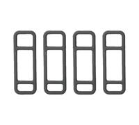 Elastic Silicone Bike Mount Strap Flashlight Holder Fix Tie Band Bicycle Handlebar Frame Secure Accessory Compact Cycling Light Mounting Strip Adjustable Rubber Binding Tool Outdoor Ride Equipment Eas