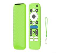 Elastic Silicone Remote Cover for GoogleTV Box 4K Pro, Shockproof Cushioned Design with Real Machine Fit for Reliable Protection (Luminous Green)