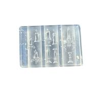 Elastic Silicone Sculpting Mold for Nails Art, Jewelry Making & Vase Floral Embossing Tool Clear Nails Carving Tools