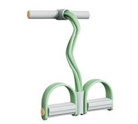 Elastic Sit Up Pull Rope | 4-Tube Tension Rope Pedal with Handles for Bodybuilding | Exercise Training Equipment, Home Fitness Workout Strength Tool for Chest Abdomen Slimming Bodybuilding Stretching