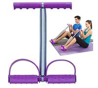 Elastic Sit Up Pull Rope Pedal Resistance Band Powerful Spring Drawstring Tummy Trimmer Equipment Portable Home Gym with Elastic Bodybuilding Fitness Slimming Training Exercise Bands