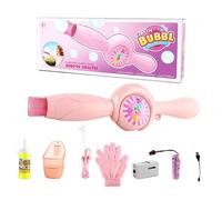Elastic Smo-ke Bubble Machine For Kids | Rechargeable Smo-ke Bubble Machine | Colorful Lights & Music Bubbles Maker | For Holiday Birthday Party Age 3 And Up Kids Outdoor Beach