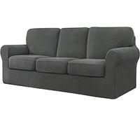 Elastic Sofa Cover for 1 2 3 4 Seater Fabric with Separate Back and Cushion Covers 3 5 7 9 Piece Sofa Protector Stretchable Furniture Slipcover