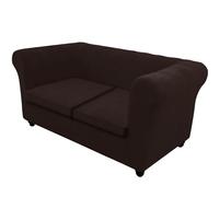 Elastic Sofa Cover NonSlip Soft Couch Protector for Dogs Thick Fabric Furniture Protector for Living Room Brown Love Seat Fits 2 Small Seats