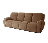 Elastic Sofa Cover - Soft Stretch Fabric Pet & Kid Friendly Green with Storage Pocket Fits 2 Piece Loveseats Easy to Clean & Install Perfect for Home Decor