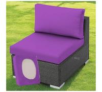 Elastic Sofa Cushion Covers 1/2/3 Pieces Replacement Polyester Seat Covers for Garden Furniture Rattan Chair Cushions Stretchable Furniture Slipcovers