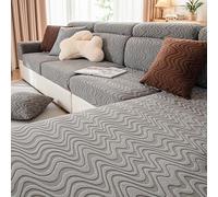 Elastic Sofa Slipcovers, 360° Non-Slip Universal Fit Couch Covers for 1/2/3/4 Seater L Shape, Washable Separate Furniture Protector Style-A BackrestCover-M