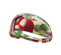 Elastic Sports Headband DLXW Farm Animal Picture Soft and Comfortable Moisture-Wicking Suitable for Yoga and Running
