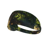Elastic Sports Headband DLXW Fawn in The Shade Picture Soft and Comfortable Moisture-Wicking Suitable for Yoga and Running