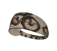 Elastic Sports Headband DLXW Retro Motorcycle Picture Soft and Comfortable Moisture-Wicking Suitable for Yoga and Running