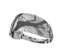 Elastic Sports Headband DLXW Swinging Tree Shadow Picture Soft and Comfortable Moisture-Wicking Suitable for Yoga and Running