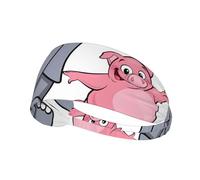 Elastic sports headband Elephant and Piggie printed elastic sports headband suitable for sports travel and indoor fitness