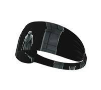 Elastic Sports Headband Hairband AEKGOHP Devil's Grave Prints Quick Drying, Moisture Wicking