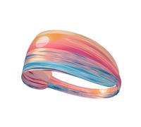 Elastic Sports Headband Hairband BROLEO beach sunrise Printing Quick Drying, Moisture Wicking