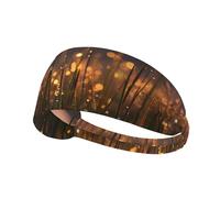 Elastic Sports Headband Hairband BROLEO Morning dew Printing Quick Drying, Moisture Wicking