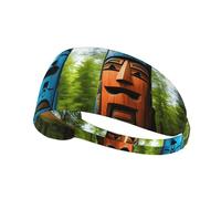 Elastic Sports Headband Hairband BROLEO Mysterious Totems Printing Quick Drying, Moisture Wicking