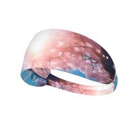 Elastic Sports Headband Hairband BROLEO Sunshine Under The Trees Prints Soft, Breathable, Quick-Dry