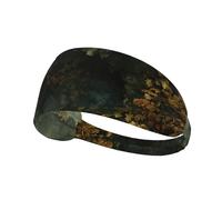 Elastic Sports Headband Hairband Clouds Under The Abyss Picture Athletic Band for Women, Men