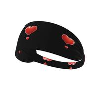 Elastic Sports Headband Hairband HYTTER Love Under Love Picture Spandex, Soft, Breathable, Quick-Dry