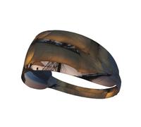 Elastic Sports Headband Hairband HYTTER Pirate Sailboat Full Moon Picture Spandex, Soft, Breathable, Quick-Dry