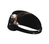 Elastic Sports Headband Hairband HYTTER The Eagle Flying high Picture Spandex, Soft, Breathable, Quick-Dry
