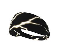 Elastic Sports Headband Hairband HYTTER Violent Lightning Picture Spandex, Soft, Breathable, Quick-Dry