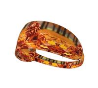 Elastic Sports Headband Hairband JKIEGOQ Origami Lion Printed Spandex, Soft, Breathable, Quick-Dry