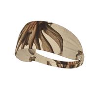 Elastic Sports Headband Hairband MJHKXLJ Cuttlefish on Pattern Printing Spandex, Soft, Breathable, Quick-Dry