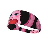 Elastic Sports Headband Hairband MJHKXLJ Little Monster in The Wreath Printing Spandex, Soft, Breathable, Quick-Dry