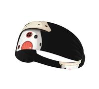 Elastic Sports Headband Hairband MJHKXLJ Little Monster's Mushroom House Printing Spandex, Soft, Breathable, Quick-Dry