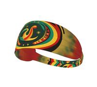 Elastic Sports Headband Hairband MJHKXLJ Mexican Salsa Symbols Printing Spandex, Soft, Breathable, Quick-Dry