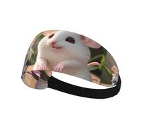 Elastic Sports Headband Hairband MSRHIUEF Mother and Child Rats Printed Athletic Band for Women, Men