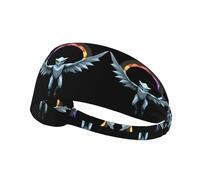Elastic Sports Headband Hairband WHJSHOP Evil owl Stamp Spandex, Soft, Breathable, Quick-Dry