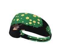 Elastic Sports Headband Hairband WHJSHOP Flower Bicycle Under The Tree Stamp Spandex, Soft, Breathable, Quick-Dry