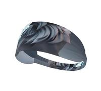 Elastic Sports Headband Hairband WHJSHOP Full-Moon Wolves 3D Stamp Spandex, Soft, Breathable, Quick-Dry