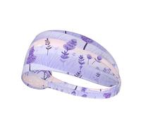 Elastic Sports Headband Hairband WHJSHOP Lavender Field Bike Stamp Spandex, Soft, Breathable, Quick-Dry